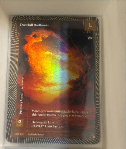 2025 Wonders of the First #169 Dustfall Badlands — front