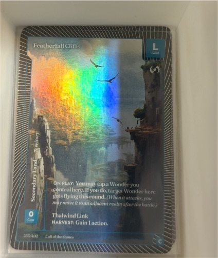 2025 Wonders of the First - Call Of The Stones #333 Featherfall Cliffs — front