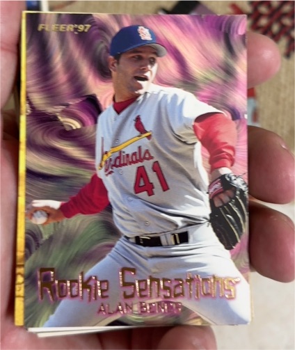 1997 Fleer Rookie Sensations #3 Alan Benes — front