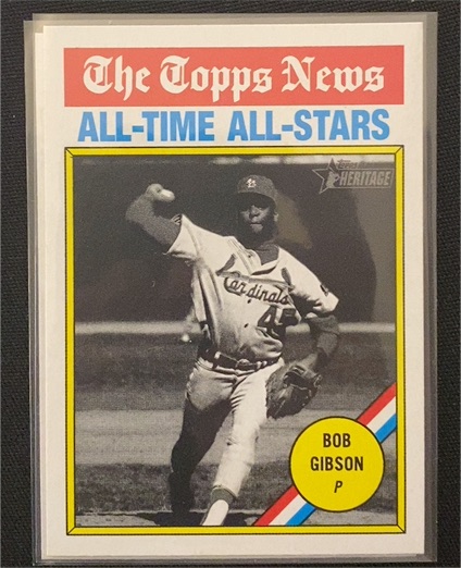2025 Topps Heritage #342 Bob Gibson — front