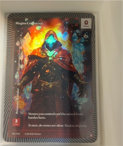 Force of Will Call of the Stones #187 Magna Coalstone — front