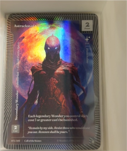 2025 Wonders of the First #075 Astraclon of Celestial Nexus — front