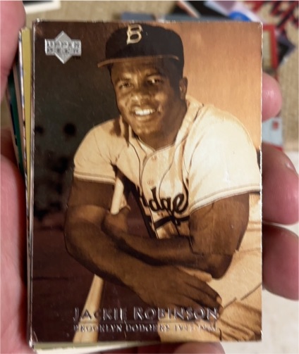 1996 Upper Deck #9 Jackie Robinson — front
