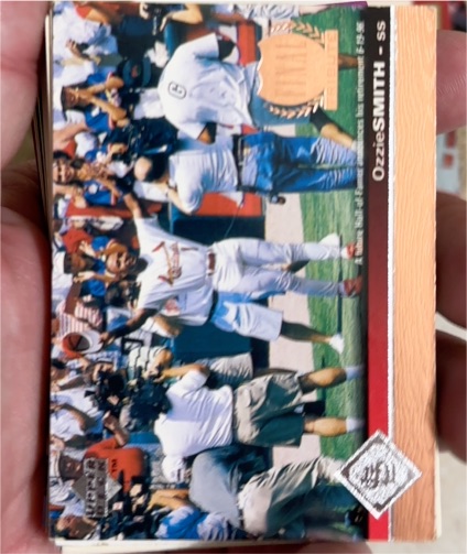 1997 Upper Deck #161 Ozzie Smith — front