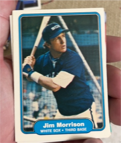 1982 Fleer #354 Jim Morrison — front