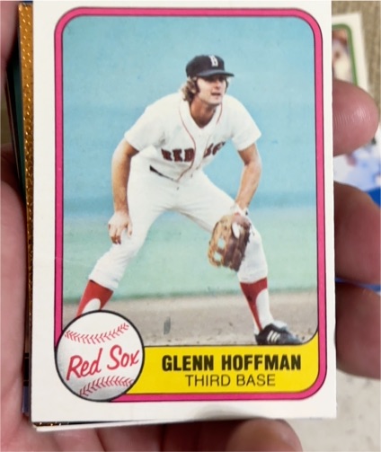 1981 Fleer #237 Glenn Hoffman — front
