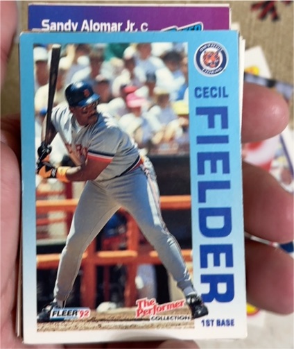 1992 Fleer #7 Cecil Fielder — front