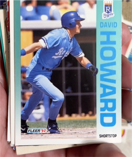 1992 Fleer #160 David Howard — front