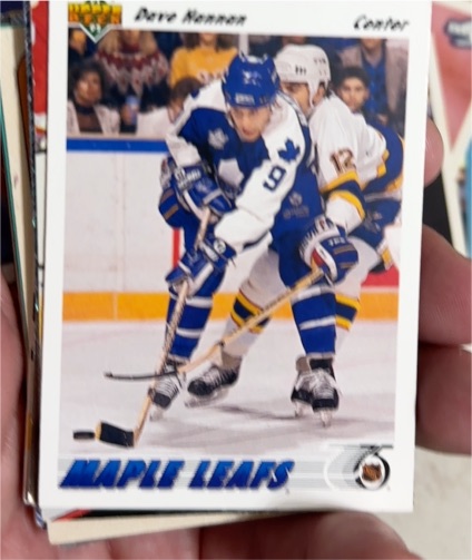 1991-92 Upper Deck #312 Dave Hannan — front