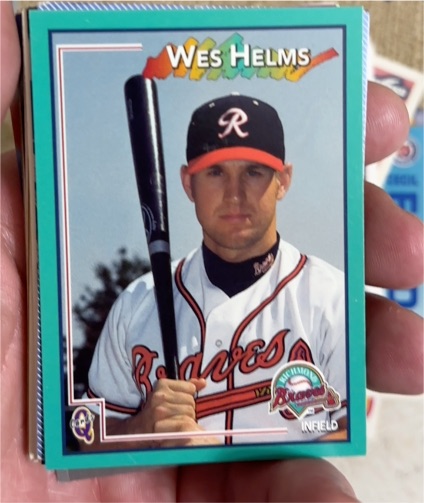 1998 Q-Cards Richmond Braves #16 Wes Helms — front