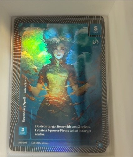 2025 Call of the Stones #567 Radiant Shatter — front