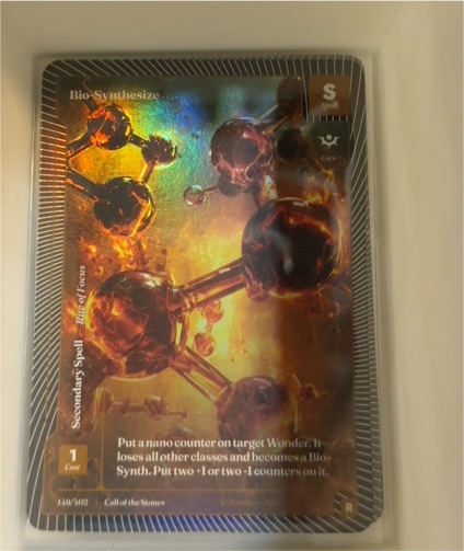 2025 Wonders of the First Bio-Synthesize #1 — front