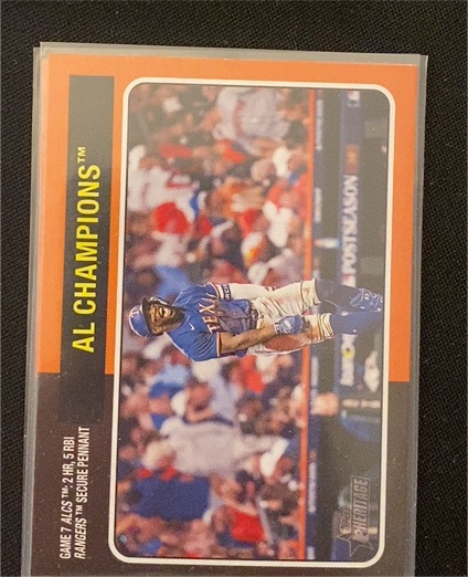 2024 Topps Heritage #460 Adolis Garcia — front