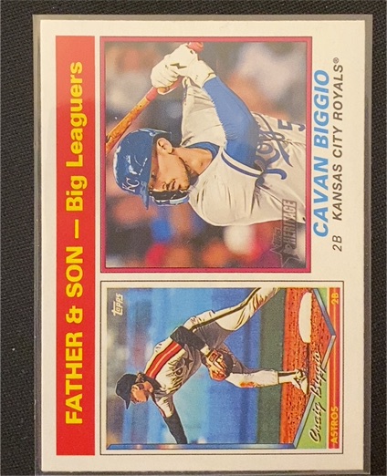2025 Topps Heritage #68 Cavan Biggio — front