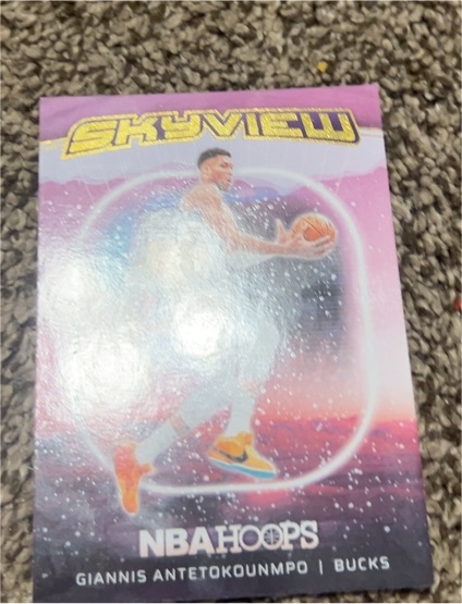 2024-25 Panini NBA Hoops Skyview #7 Giannis Antetokounmpo — front