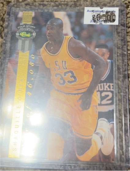 1992 Classic Four Sport #LP8 Shaquille O'Neal — front