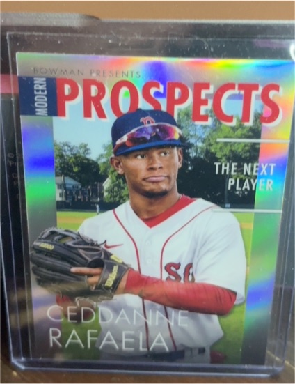 2023 Bowman Chrome #MP-6 Ceddanne Rafaela Modern Prospects — front