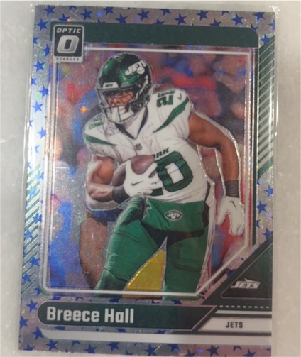 2024 Panini Donruss Optic #156 Breece Hall Stars Prizm — front