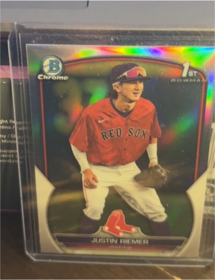 2023 Bowman Draft Chrome #BDC-182 Justin Riemer — front