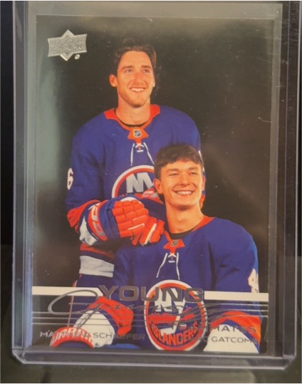 2025-26 Upper Deck Series 2 #499 Matthew Schaefer Marc Gatcomb Young Guns — front