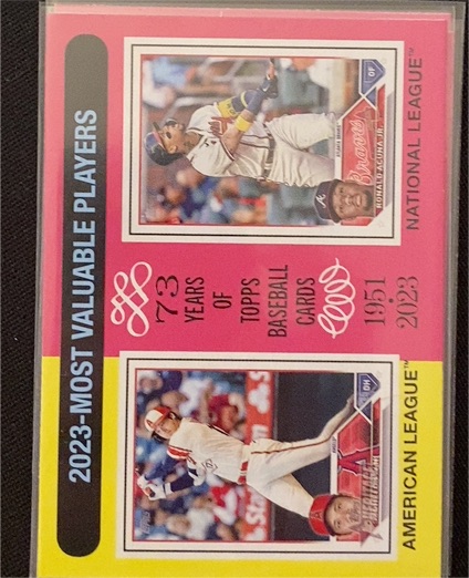 2024 Topps Heritage #204 Shohei Ohtani Ronald Acuna Jr. — front
