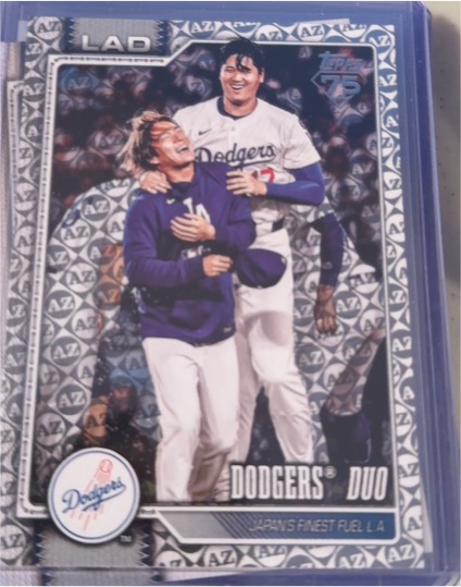 2026 Topps #265 Dodgers Duo — front