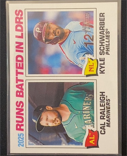 2026 Topps Heritage #3 Kyle Schwarber — front