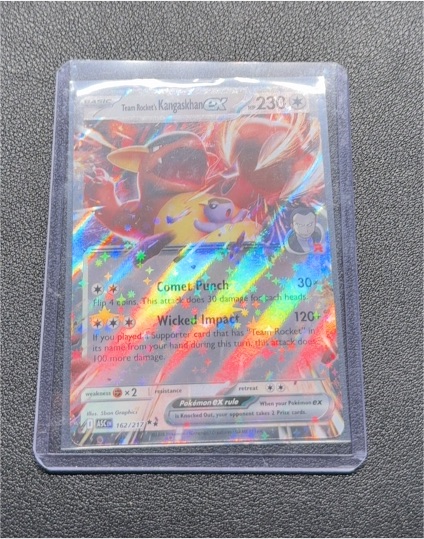 2019 Pokémon Team Rocket's Kangaskhan EX #162/217 — front