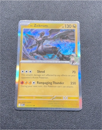 2022 Pokémon ME: Ascended Heroes #155 N's Zekrom — front