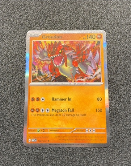 2026 Pokémon #108 Groudon — front