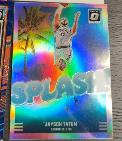 2024-25 Donruss Optic #11 Jayson Tatum Splash! — front