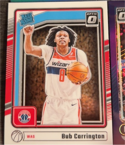 2024-25 Donruss Optic #273 Bub Carrington — front