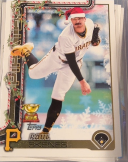 2025 Topps Holiday #H70 Paul Skenes — front