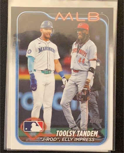 2024 Topps Update #US238 Toolsy Tandem Julio Rodriguez Elly De La Cruz — front