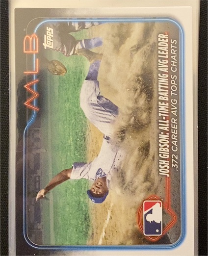 2024 Topps Update Series - Season Highlights Checklist #US191 Josh Gibson — front