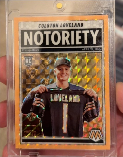 2025 Panini Mosaic Notoriety #24 Colston Loveland — front