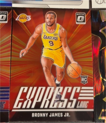 2024-25 Panini Donruss Optic #4 Bronny James Jr. Express Lane — front