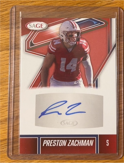2025 SAGE #A-PZ Preston Zachman — front