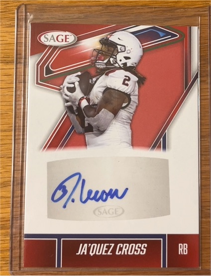 2025 Sage Low Series #A-JQC Ja'Quez Cross — front