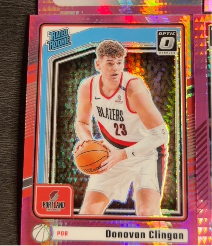 2024-25 Panini Donruss Optic #272 Donovan Clingan — front