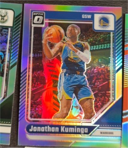 2024-25 Panini Donruss Optic #197 Jonathan Kuminga — front