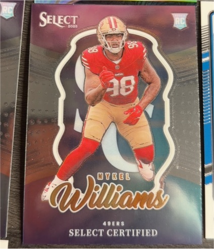 2025 Panini Select #7 Mykel Williams Select Certified — front