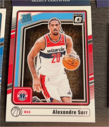 2024-25 Donruss Optic #276 Alexandre Sarr — front