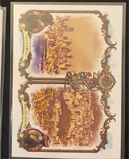 2024 Topps Allen & Ginter Sister Sister #SS-3 Istanbul & Rio de Janeiro — front
