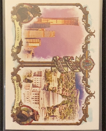 2024 Topps Allen & Ginter #SS-2 Beijing & Washington DC Sister Sister Cities — front