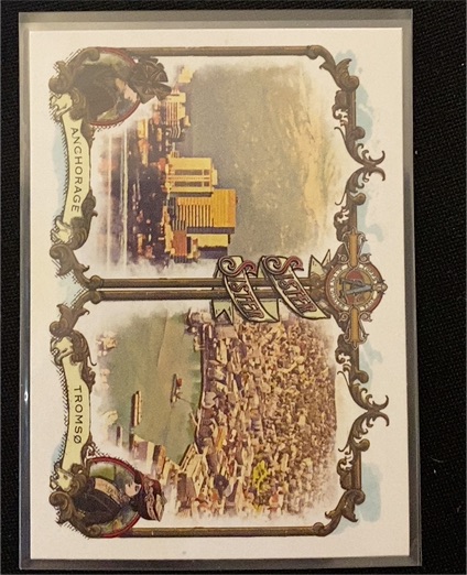 2024 Topps Allen & Ginter Sister Sister #SS-8 Anchorage & Tromso — front