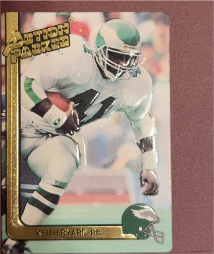 1991 Action Packed #203 Keith Byars — front