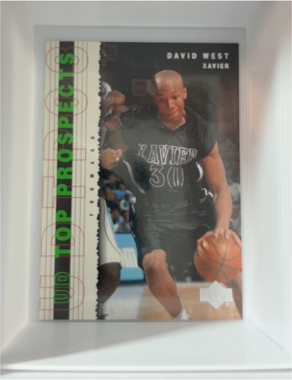 2003-04 Upper Deck Top Prospects #22 David West — front