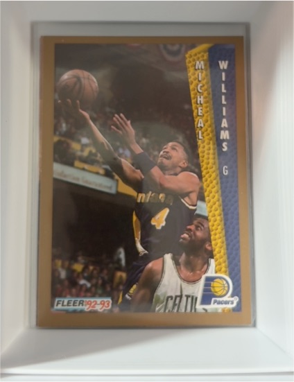1992-93 Fleer #96 Micheal Williams — front