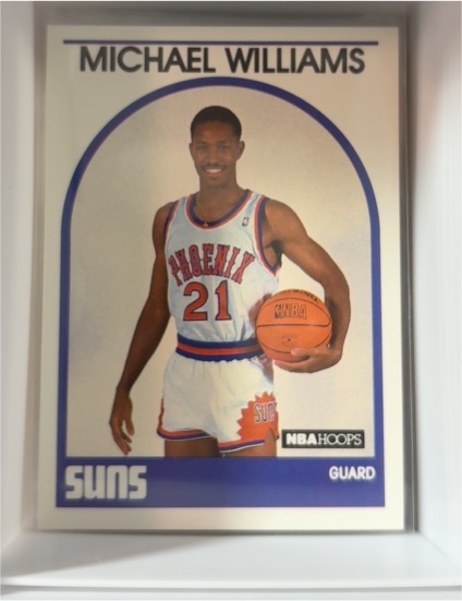 1989-90 NBA Hoops #344 Michael Williams — front